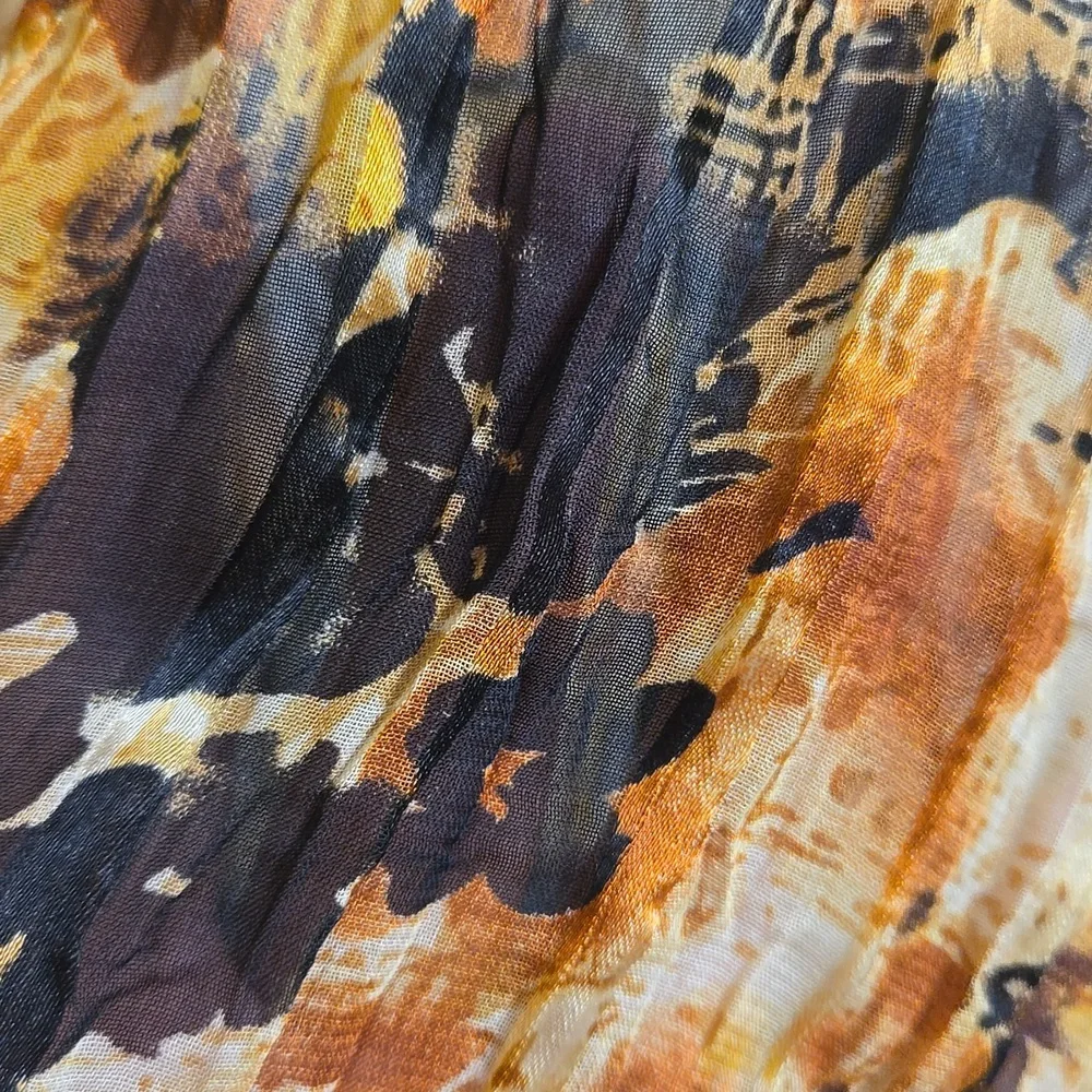 Notations Ruffled Sheer Top - Picture 8 of 9